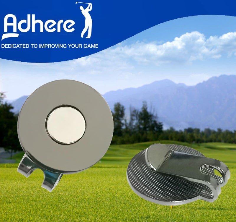 Adhere Golf Hat Clip Golf Ball Marker Holder Magnetic Golf Cap Clips Without Ball Marker - Image 5